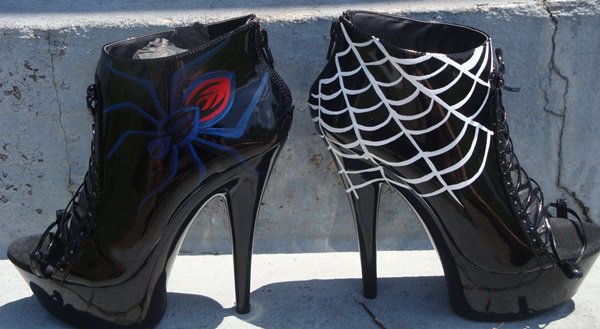 Stunning Shoe Designs by Tattoo Tina