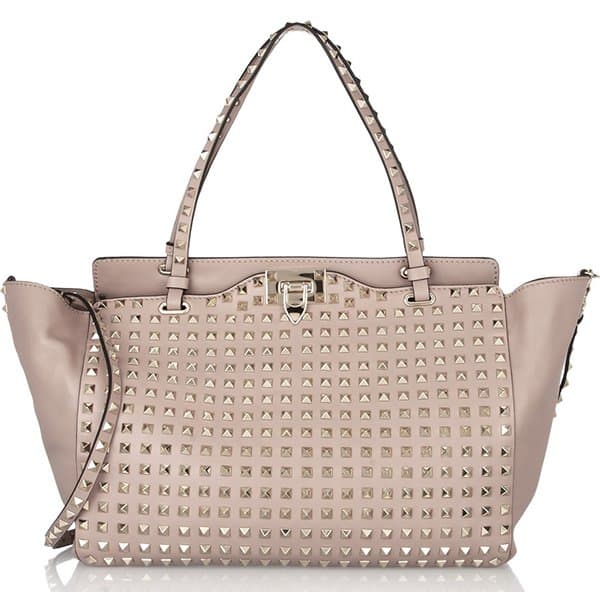 Valentino "Rockstud" Tote in Powder Blush