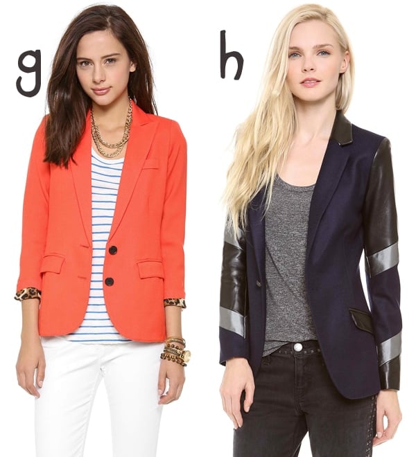Saturate your wardrobe with these blazers
