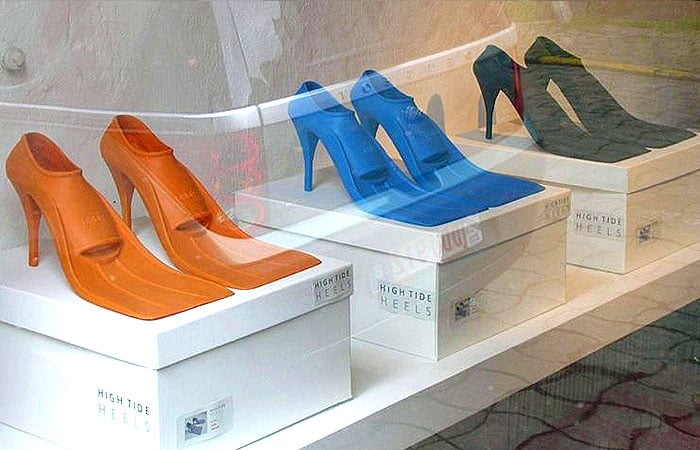 high heel flippers