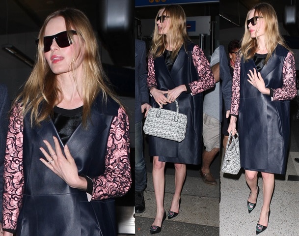 Kate Bosworth arriving at LAX in Los Angeles