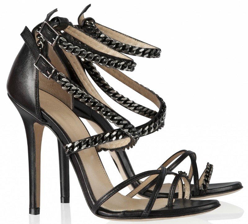 Olcay Gulsen Chain Strap Sandals