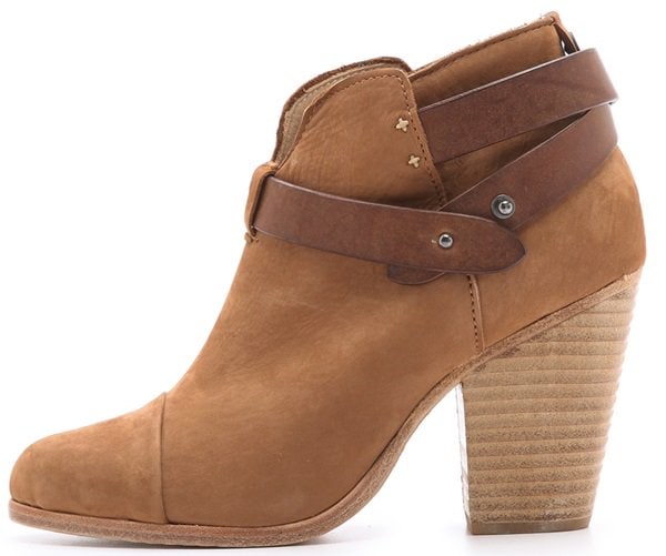 Rag & Bone "Harrow" Booties in Camel