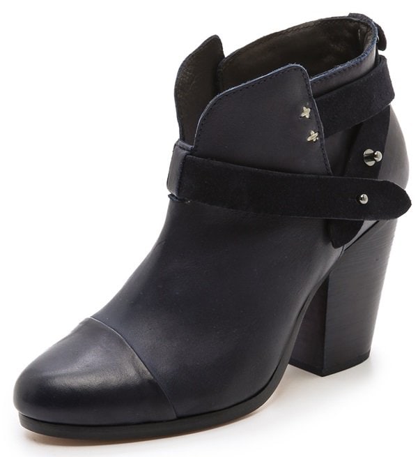 Rag & Bone "Harrow" Boots in Navy