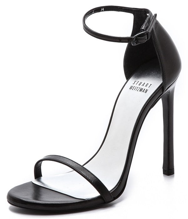 Stuart Weitzman Nudist Sandals in Black