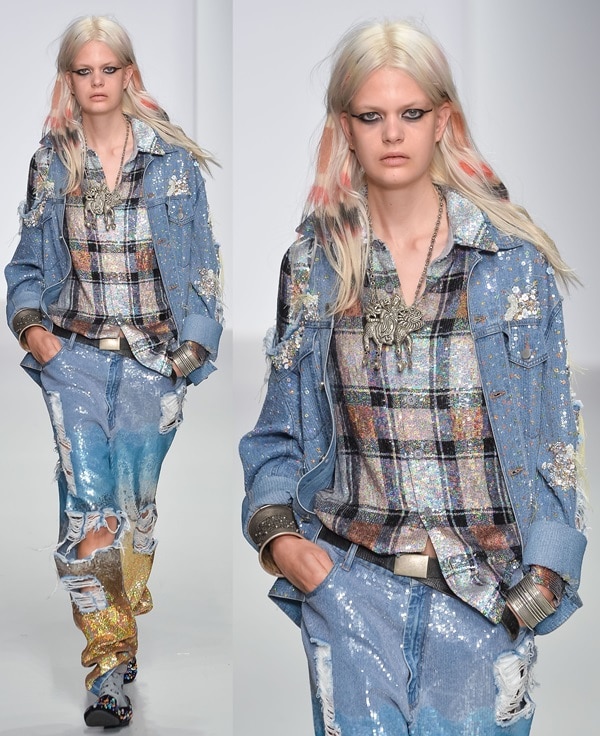 London Fashion Week SS14 (Ashish catwalk) in England on September 14, 2013