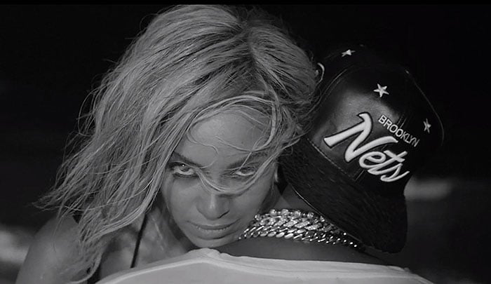 Beyonce and Jay-Z in the "Drunk in Love" music video