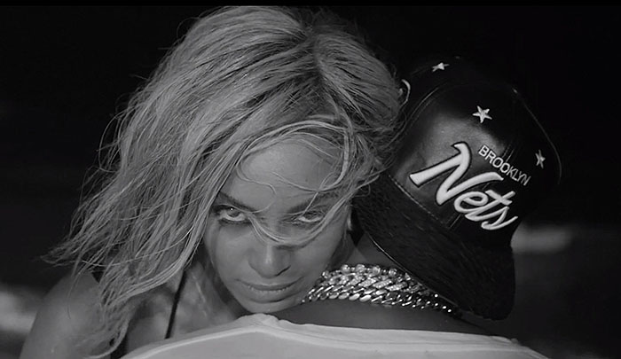 Beyonce and Jay-Z in the "Drunk in Love" music video