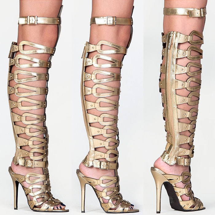 Breckelles DIVA-22 tall gladiator sandals