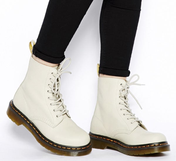 Dr. Martens Core Pascal Ivory 8-Eye Boots