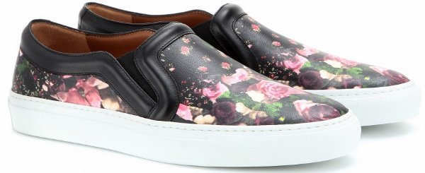 Givenchy Floral Slip-On Sneakers