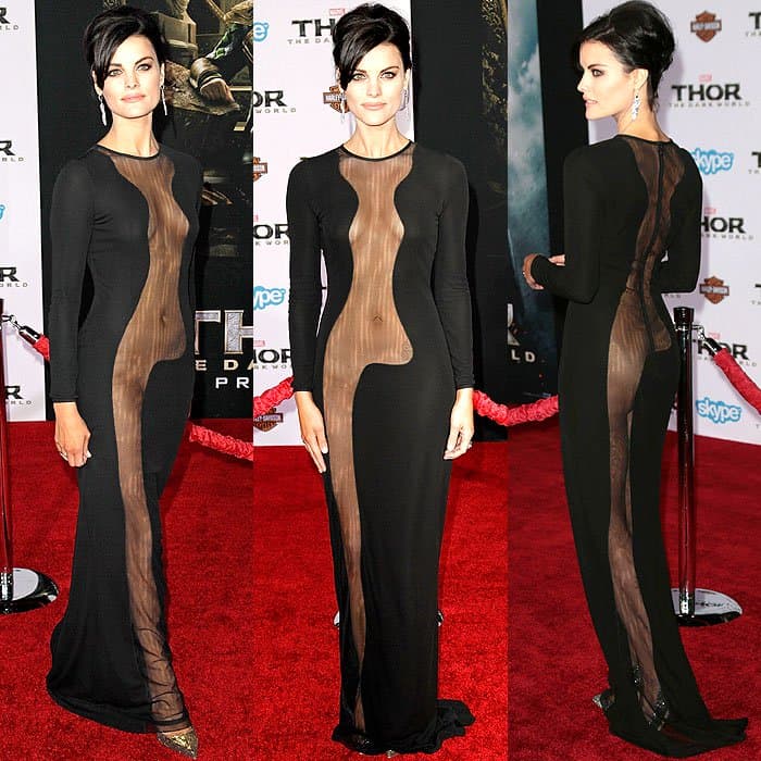 Jaimie Alexander started it all with the following Azzaro gown