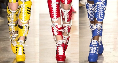 Jeremy Scott x Adidas Thigh-High Fashion Sneaker