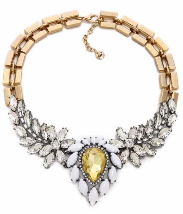 Juicy Couture Brillliant Blooms Gemstone Drama Necklace