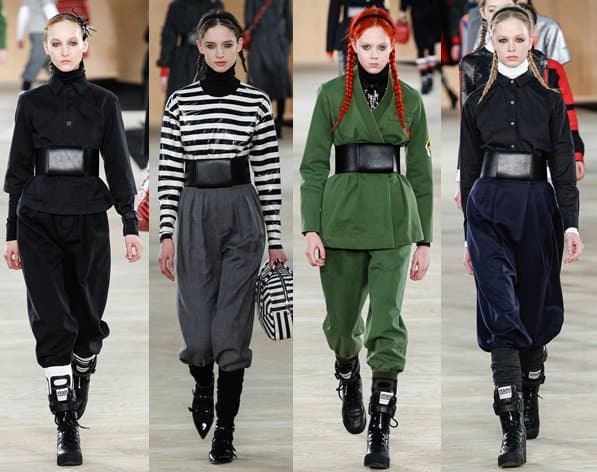 Marc by Marc Jacobs Fall 2014 collection showcasing a mix of vintage and modern styles at New York Fashion Week