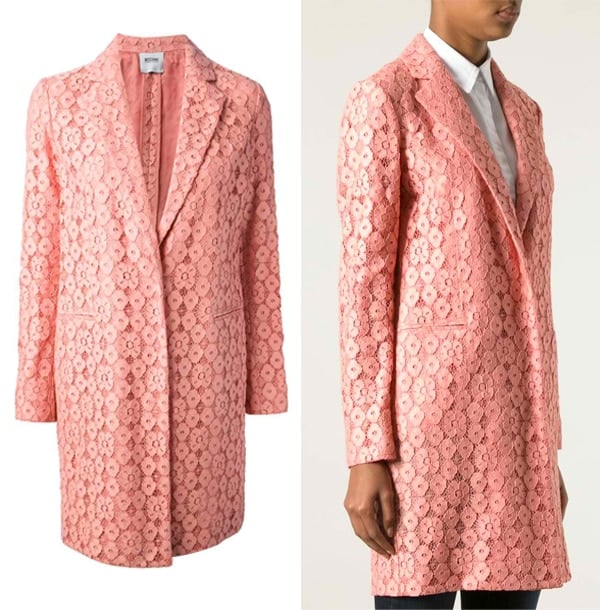 Moschino Cheap & Chic Floral Lace Coat
