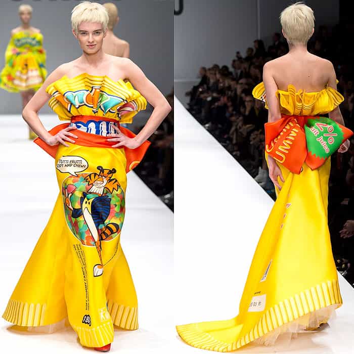 Moschino Fall 2014 sour candy dress