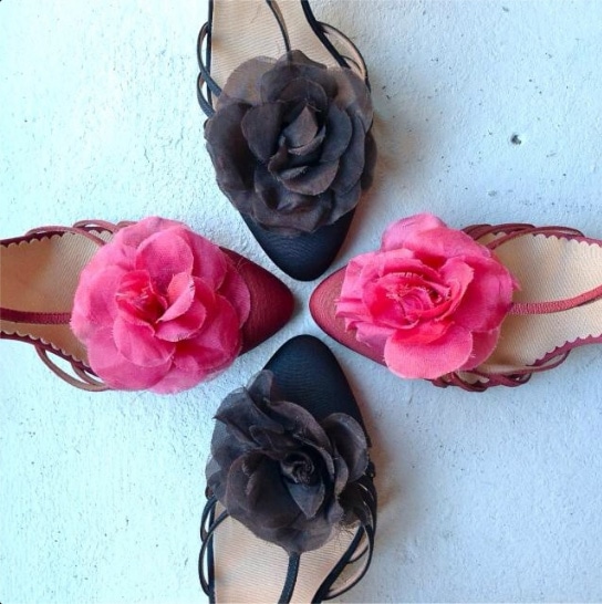SJP "Etta" in Dusty Rose and Charcoal
