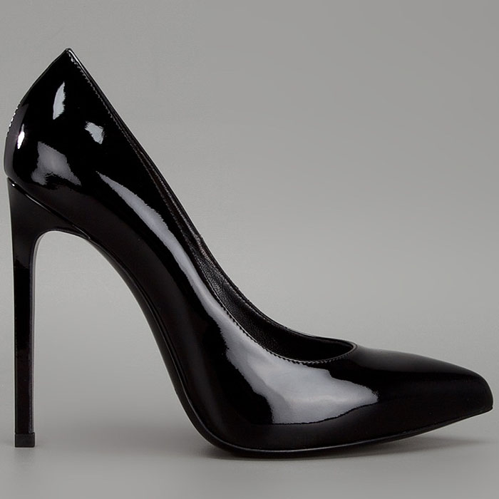 Saint Laurent "Paris" Patent Pumps