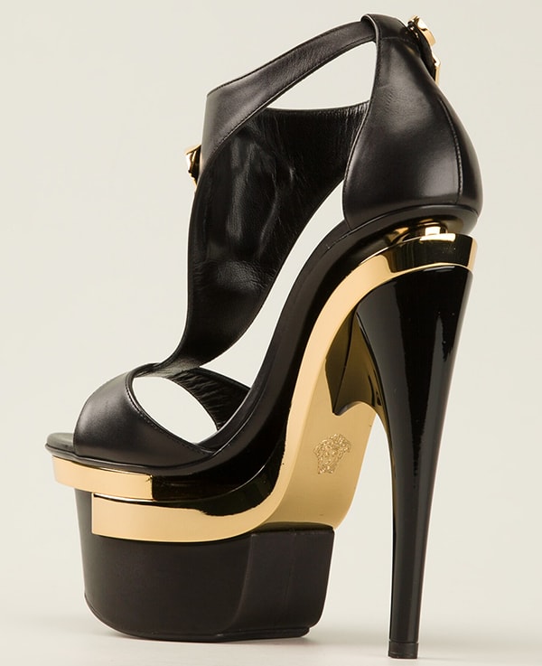 Versace Sculpted Platform Sandals