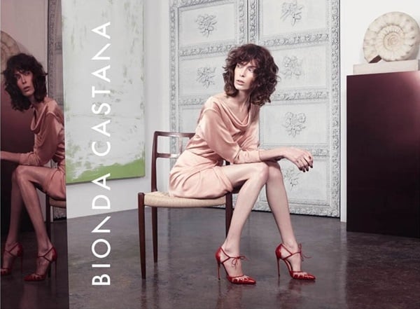 Shoe brand Bionda Castana has released its spring-summer 2014 campaign starring one of Croatia's most successful models Kristina Salinovic