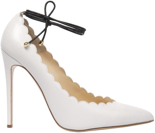 Bionda Castana "Rosario" in White Leather