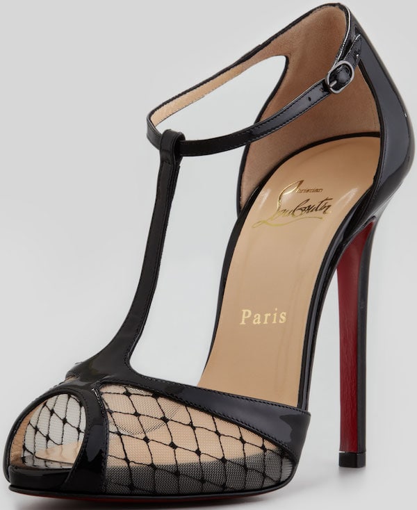 Christian Louboutin "Lagoula" T-Strap Pumps