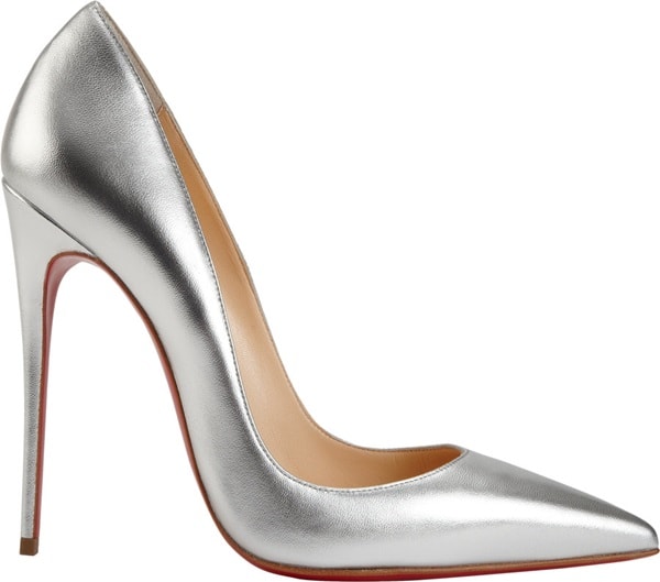 Christian Louboutin "So Kate" Pumps in Silver