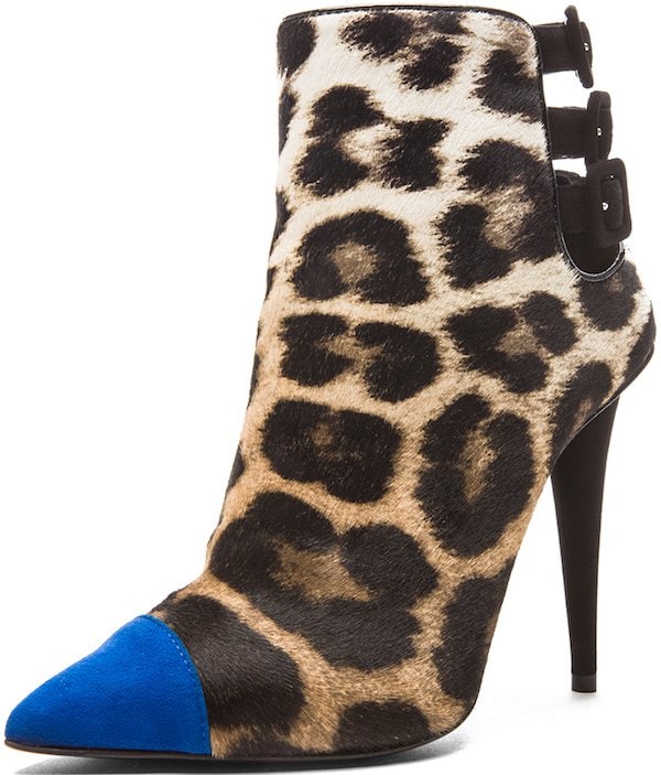 Giuseppe Zanotti Leopard-Print Booties