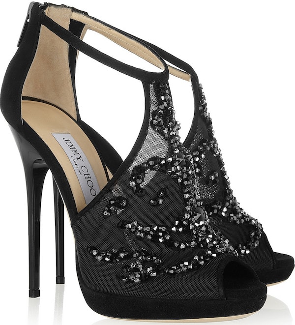 Jimmy Choo "Farci" Sandals in Black