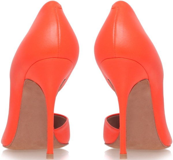 Kurt Geiger "Anja" Court Shoes in Orange