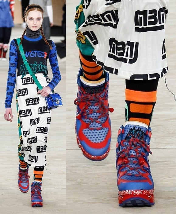 Sporty shoes from MARC by Marc Jacobs' Fall 2014 presentation