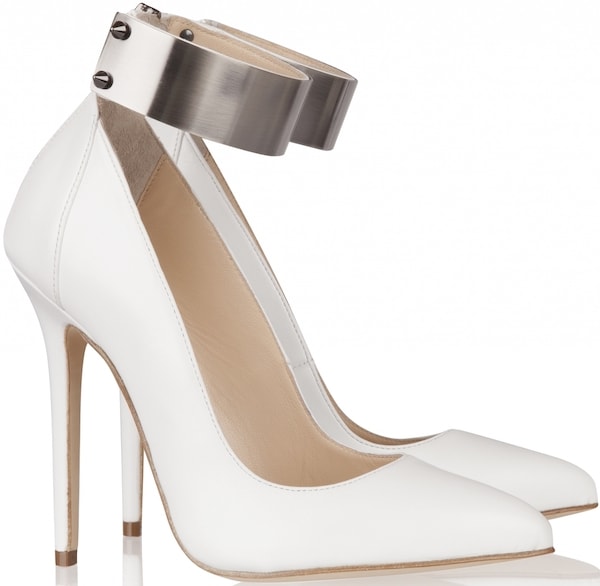 Olcay Gulsen Metal Ankle-Strap Pumps