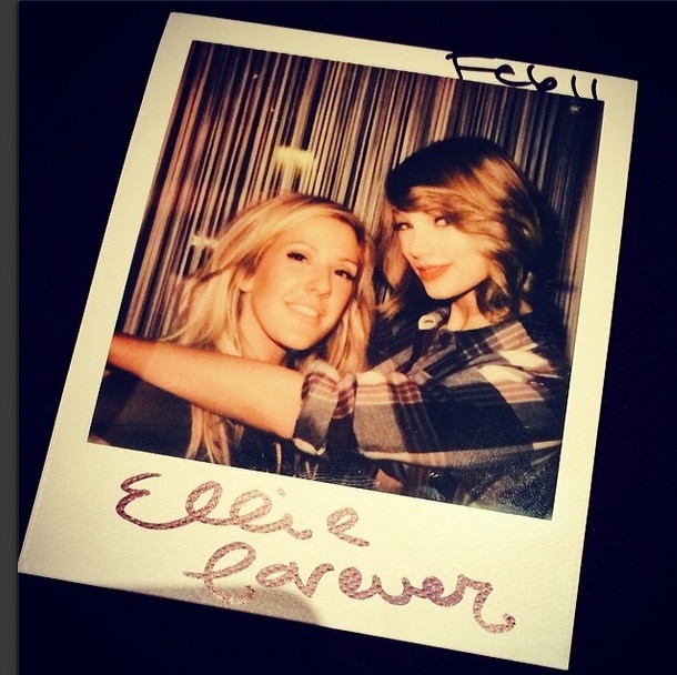 Taylor Swift debuting her new short hair on Instagram (while posing with Ellie Goulding) - posted on February 12, 2014