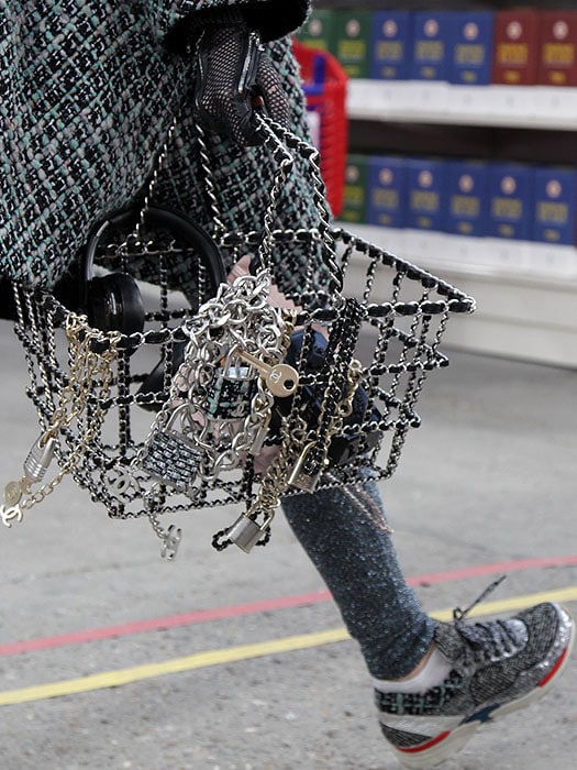 Chanel grocery basket