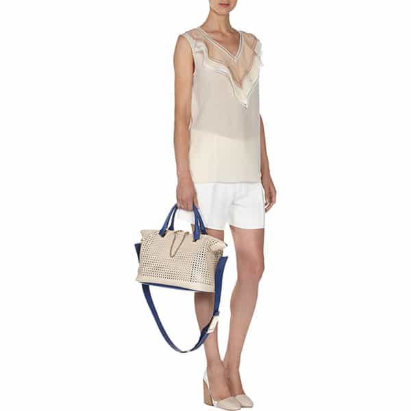 Chloe Perforated Baylee Tote