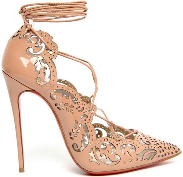 Christian Louboutin "Impera" Pumps in Nude