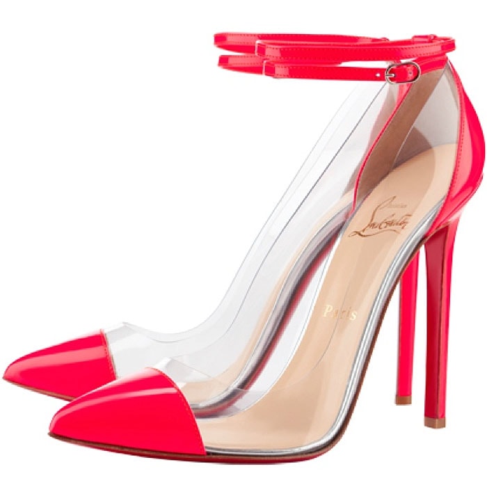 Red Christian Louboutin Un Bout Pumps