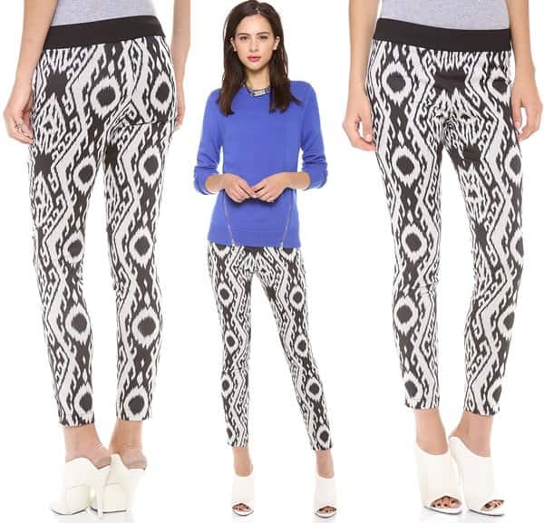 Cut25 by Yigal Azrouel Graphic Ikat Leggings