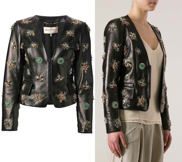 Emilio Pucci Bead and Crystal Embellished Jacket
