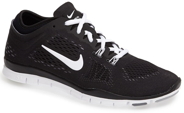 Black and Grey Nike "Free 5.0 TR Fit 4" Training Shoes