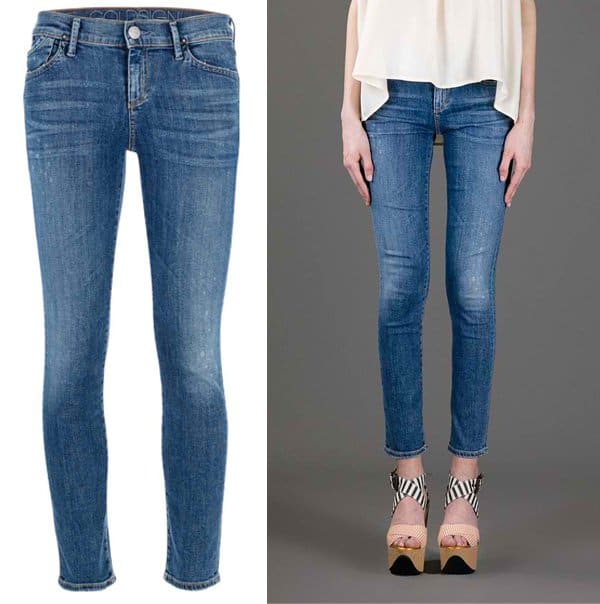 GoldSign Cropped Skinny Jean