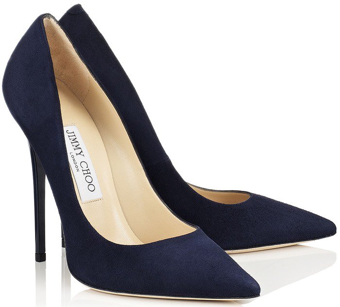 Jimmy Choo Navy "Anouk" Pumps