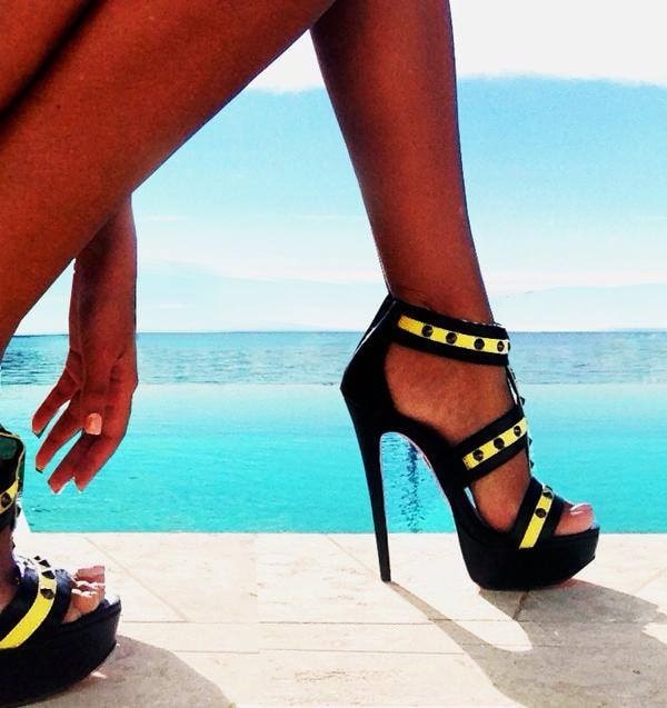 Super High 'Berlin' Stiletto Sandals