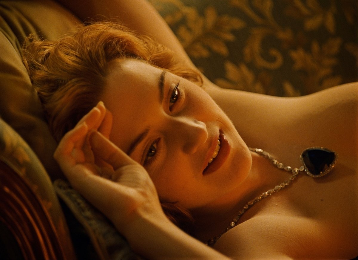 Kate Winslet as Rose Dewitt Bukater in the 1997 epic romance and disaster film Titanic