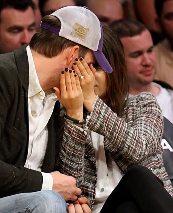 Mila Kunis and Ashton Kutcher reminiscing about their days on the set of That '70s Show, where their love story began