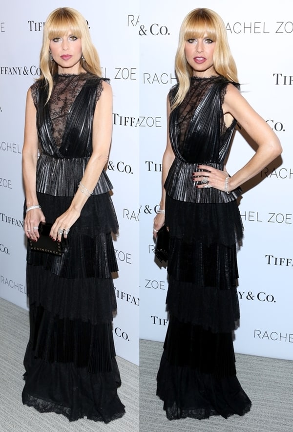 Rachel Zoe dazzles at her 'Living in Style' book launch in a stunning Valentino dress at Tiffany & Co. in New York on March 24, 2014