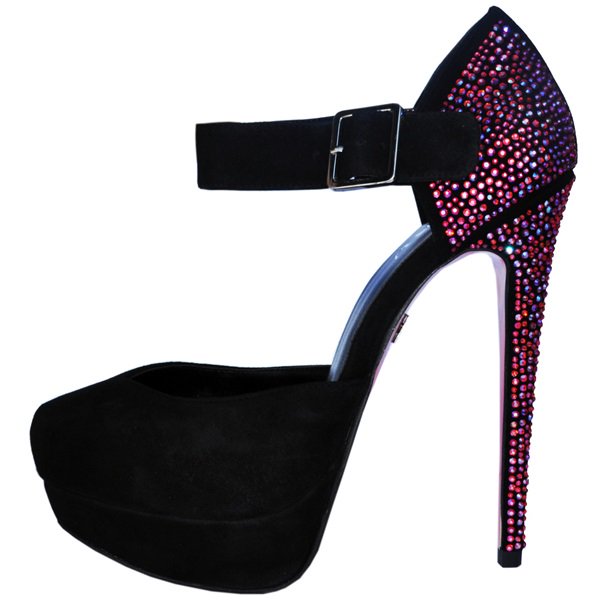 Crystal-Encrusted 'Sienna' Pumps