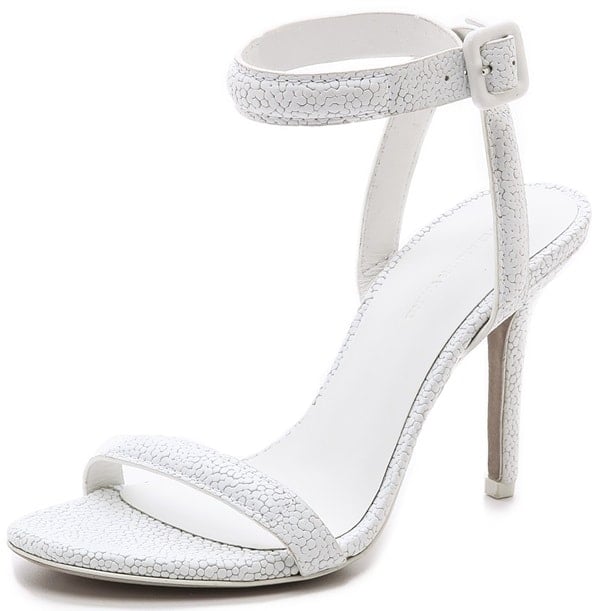 Alexander Wang "Antonia" Ankle-Strap Sandals in Peroxide