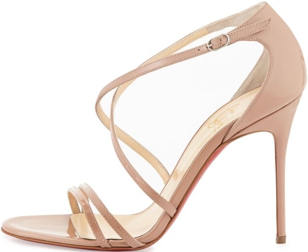 Christian Louboutin "Gwynitta" Sandals in Nude